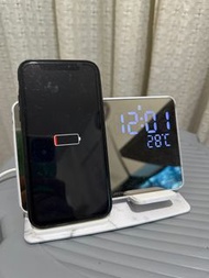 無線充電三合一 （手提電話&智能手錶&鬧鐘）