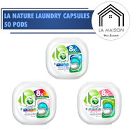 [Bundle of 2] La Nature 4in1 Laundry Capsules 50 Pods