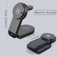 3-in-1 Wireless Charging Station for Apple MagSafe Chargers Magnetic, Foldable, Auto-Positioning, 15