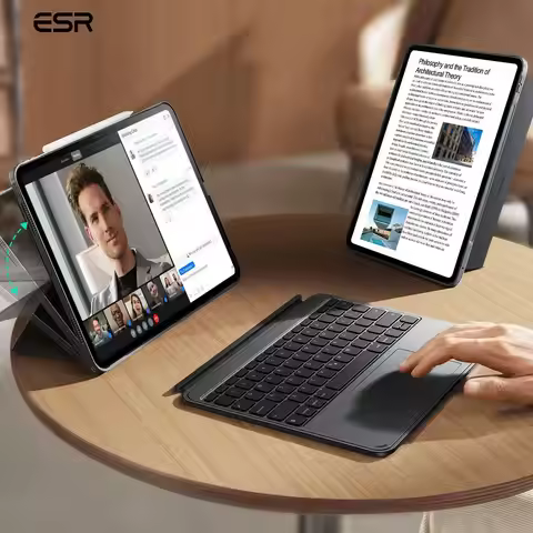 ESR for iPad Pro 13" (M4) 2024 Case with Keyboard Magnetic Detachable Portrait/Landscape Modes Cover
