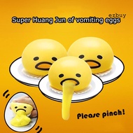 ezbuy Vent Ball Toy Squishes Egg Yolk Vomiting Yellow Liquid Prank Toy Stress Relief Pinch Toys Funny Spoof Squeeze Yolk Fidget Toy Kids Toy Gift