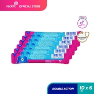 Gaviscon Double Action Antacid Liquid Sachet 10ml Bundle of 6 for Acid Reflux and Heartburn