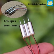 NIUYO 1/2/5pcs Coreless Motor, 615 Mini 615 Tiny Hollow Cup Engine Motor, High Speed DC 4.2V 0.12 A 