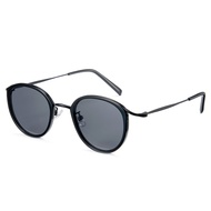 Cyxus Polarized Sunglasses Round Frame Vintage Unisex Lenses TAC P1329