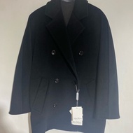 促銷品 MaxMara -Rebus 黑色雙排扣大衣
