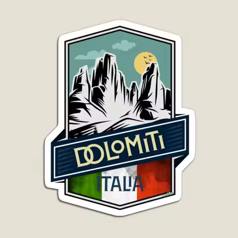 Dolomites Mountains Italy Dolomiti Itali Magnet Cute Refrigerator Colorful Magnetic Decor Children f