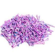 30pcs/Pack Durable Wooden Golf Tees, 3 1/4 Inch/2 3/4 Inch, Bamboo, 70mm/83mm, Pink, Purple, Grey