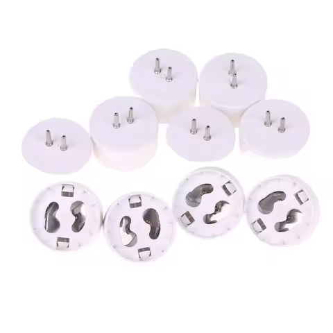 10Pcs MR16 To GU10 Socket Base Halogen Light Bulb Lamp Adapter Converter High Temperature Resistance