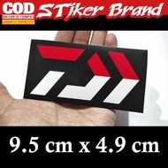 Stiker Brand Pancing Shimano dan Lain Lain Untuk Tackle Box Sepeda - Logo Daiwa