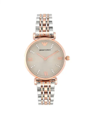 นาฬิกา Emporio Armani นาฬิกาข้อมือผู้หญิง นาฬิกาแบรนด์เนม Armani Watch รุ่น AR1840 สีเงิน