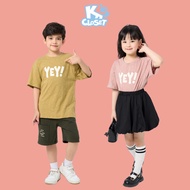 short sleeve K'S CLOSET T-Shirt For Children From 10-58kg (2-14 years old) OL03FOS/ E001FOS/ E003FOS