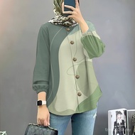 untuk cuaca panas: [Baju Wanita] yang baharu ini kasual, ringkas, elegan, bergaya dan moden, bernafa
