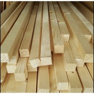 pine wood 1in x 1in new wood