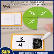 Dj 1 Set Set: Contains 4 fraction tile circle sheets(102 tiles in total) 22 double-sided cards water