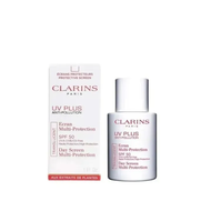 สำหรับ Clarins UV Plus Day Screen ป้องกันหลาย SPF50/PA ++++ 30มล. # สีดอกกุหลาบเรืองแสง # โปร่งแสง