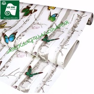 Ace King Wallpaper (K8) Butterfly (45CM x 10M) High Quality Self Adhesive 3D Waterproof PVC
