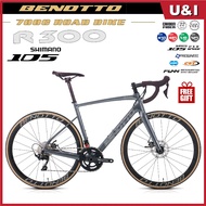 Benotto R300 Lastest Version Full Carbon Endurance Disc Road Bike Shimano 105 R7000 22speed