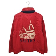 jacket nautica sailing gear red vintage