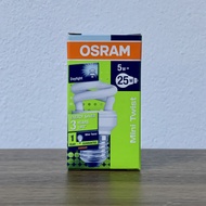 OSRAM หลอดตะเกียบ หลอดประหยัดไฟ 5W ขั้วE27 / หลอดคอมแฟคฟลูออเรสเซนต์ DULUXSTAR Mini Twist 865 Daylig