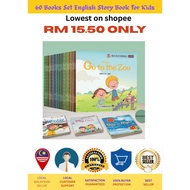 60 books Simple English Learning Picture Story Books for Kids Children Pre-school Bedtime Reading儿童英