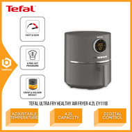 Tefal Ultra Fry Healthy Air Fryer 4.2L Digital Control 8 Pre Set Programs Air Fryer EY111B EY111 Pen