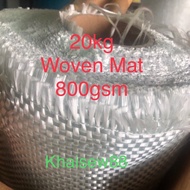 RovinRoving Mat / Woven Mat 800gsm /600gsm - 20kg sekotak