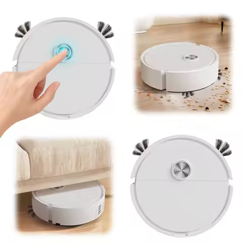 3 in 1 Intelligent Sweeping Robot Removable Dust Collection Box Portable Sweeping Machine Smart Vacu