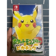 Second Hand Switch Plate pokemon Lets go pikachu