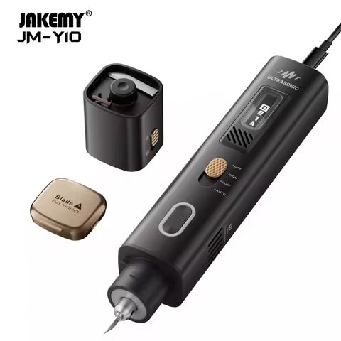 JAKEMY JM-Y10 Ultrasonic Cutting Knife with OLED Screen LED Lighting Multi-function Glue Removal Lin