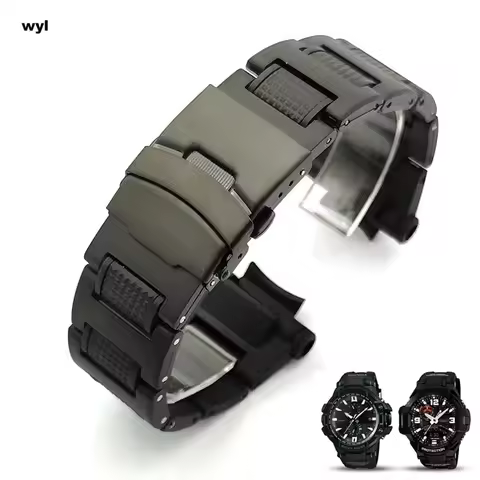 Plastic Watchband for Casio g-shock GA-1000 1100 GW-4000 GW-A1100 A1000 Watch Strap Mens Sport Wrist