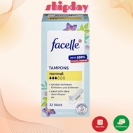 Tampon - Băng vệ sinh Tampon Facelle đầy đủ size chuẩn Đức