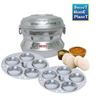 Classical Aluminium 10 Kuli Idly Idli Pot Idly Maker Gas Stove Support Idli Maker Steamer Pot