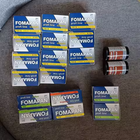 1-10 ROLL Original 120mm FOMAPAN 100/200/400 Black White Film Negative Film ISO 100 200 400 Film For
