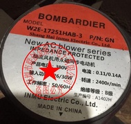 Original authentic aluminum frame wind fan W2E-17251HAB-3 AC380V 0.11/0.14A 26/30W