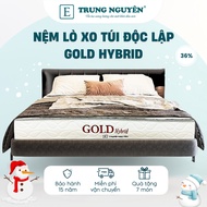 XO GOLD HYBRID independent pocket spring mattress, 3-border spring foam mattress, soft, elastic, bre