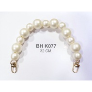 BH K077 Bag Handle Strap Ready-Made Pearl Plastic Bead With Hook