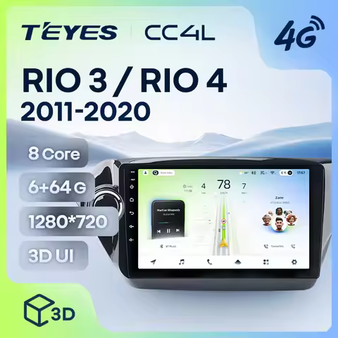 TEYES CC4L For Kia RIO 3 4 2011 - 2020 Car Radio Multimedia Video Player Navigation Stereo GPS Andro