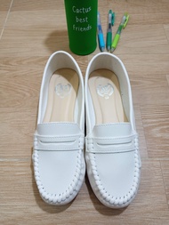 [พร้อมส่ง ไซส์ 36-41 รหัส808 ]  รองเท้าคัชชูผู้หญิง คัทชูผู้หญิง รองเท้าใส่ทำงาน ใส่เที่ยว แบบหุ้มส้น พื้นเตี้ย สไตล์โลฟเฟอร์ 5⭐️