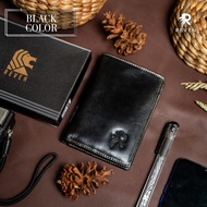 Dompet Pria Full Kulit Asli DP-112 REVEN LEATHER GOODS - Hitam