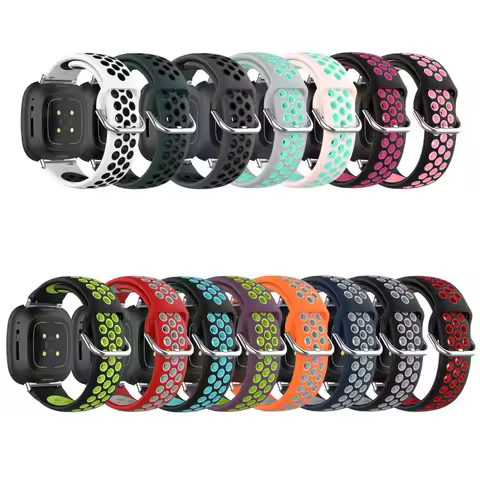 Soft Silicone Band Strap For Fitbit Versa 3/Sense Colorful Bracelet For Fitbit Versa 4 sense 2 Smart