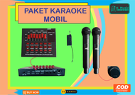 Tanpa Ribet Audio Karaoke Mobil Paket Modul Mic Wireless Sistem Charger