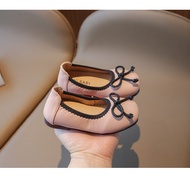 Little Girl Doll Shoes with Bows Soft Leather size 21-30 Code G49