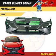 Original Perodua Axia SE 2023 Front Bumper Depan No Hole Garnish 100% New High Quality PP Material