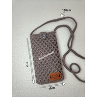 Crochet Handphone Bag Sling Bag Cross Shoulder Bag 100% Zhen Handmade