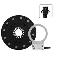 Electric Bike Pedal Sensor Assist 12 Magnet E Bike SM Connector Power Assist E-Bike Cable DIY EBike