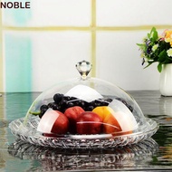 NOBLE Sampling Tray Round High Feet Food Preservation Exhibition Food Afternoon Tea Transparent Frui