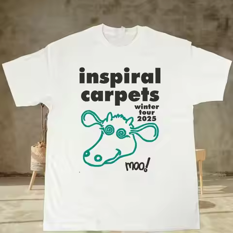 Inspiral Carpets Band Winter Tour 2025 Uk T Shirt Full Size S 5Xl
