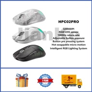 Ironcat HPC02PRO Wireless Mouse PAW3395 Lightweight Dual modes Gaming Mouse