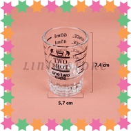 One Two Cups Expresso Glass Coffee Cup 60ml - MD19