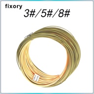 fixory Fly Fishing Line, Trout Fishing Line, All Purpose Two Tone Floating Fly Fishing